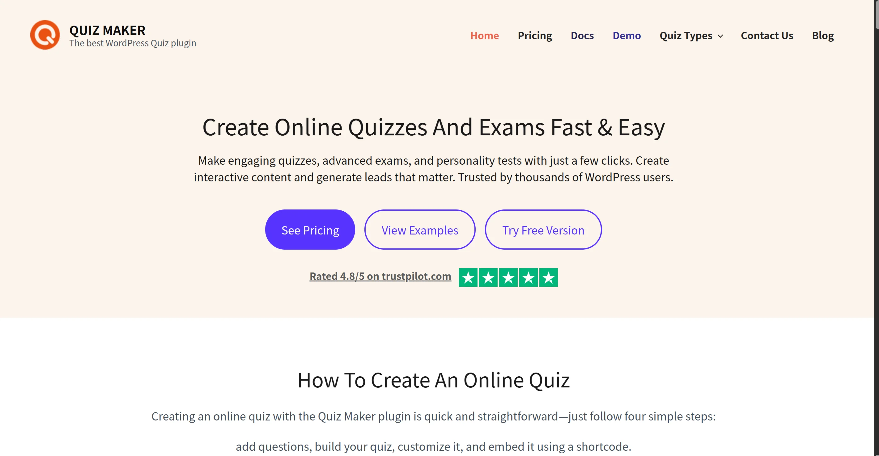 Последняя версия плагина Quiz Maker Pro GPL