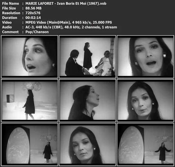 MARIE LAFORET - Ivan Boris Et Moi