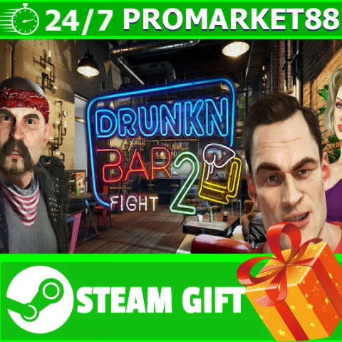 ⭐️ВСЕ СТРАНЫ+РОССИЯ⭐️ Drunkn Bar Fight 2 STEAM GIFT