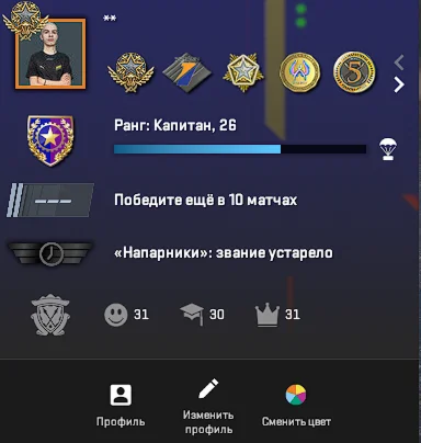 CS 2 PRIME 7 МЕДАЛЕЙ 551 ЧАС 12 ЛВЛ СТИМ