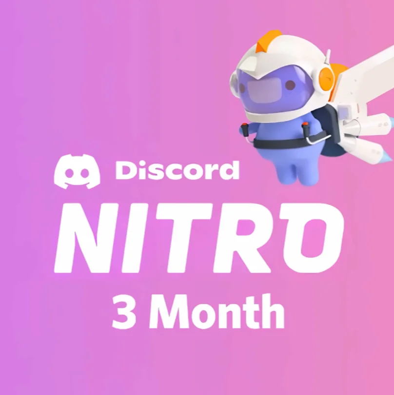 Discord Nitro 3 месяца Trial (Ключ/Весь Мир)