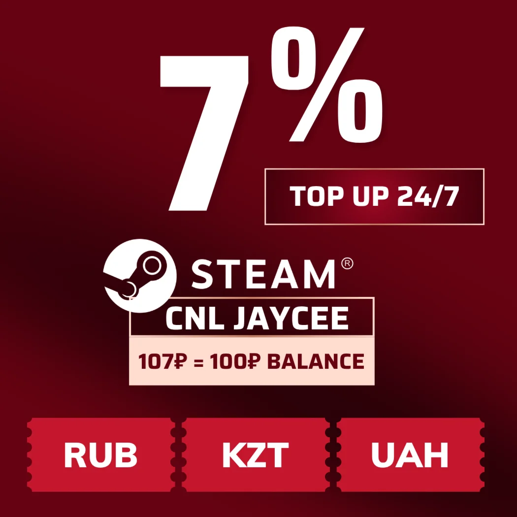 Steam Wallet Top-Up (RUB - UAH - KZT - CIS)
