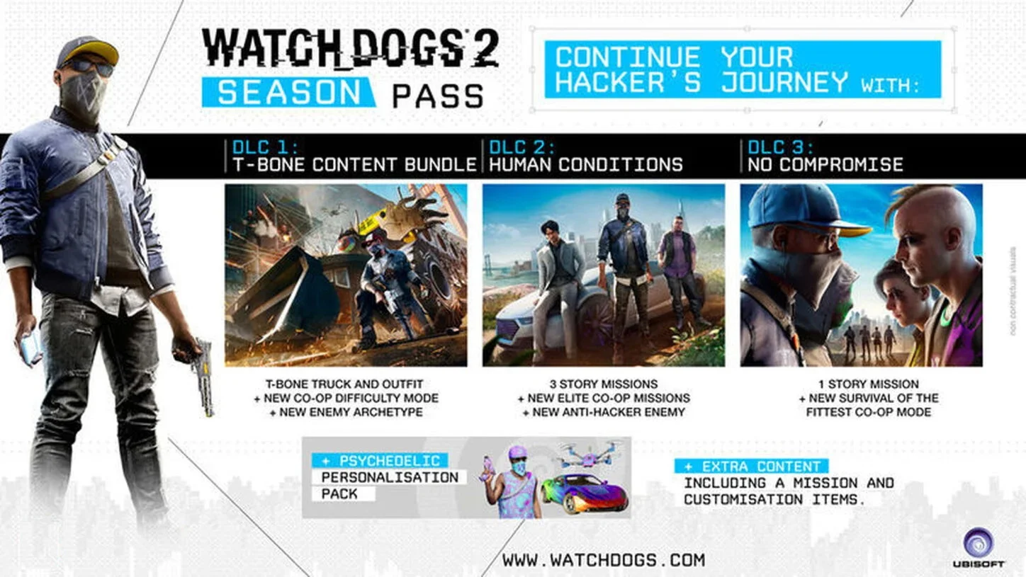 Watch_Dogs 2 - Season Pass (Steam Gift Россия)