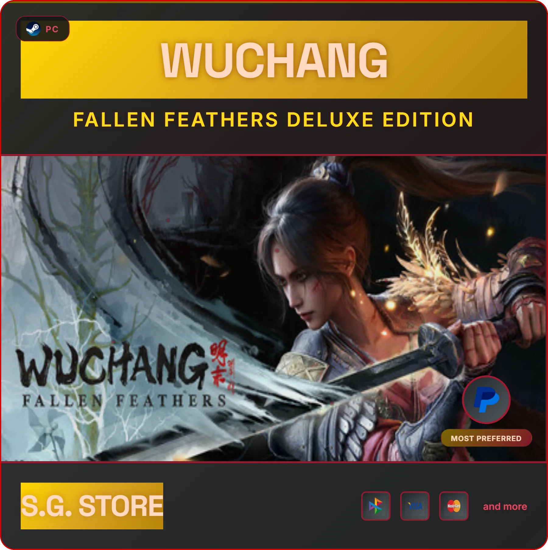 Wuchang: Fallen Feathers Deluxe E Offline Game