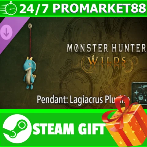 ️Monster Hunter Wilds - Pendant: Lagiacrus Plushie