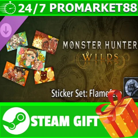 ️Monster Hunter Wilds - Sticker Set: Flamefete STEAM