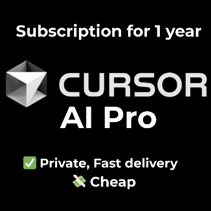 Подписка на Cursor AI Pro | 1 год