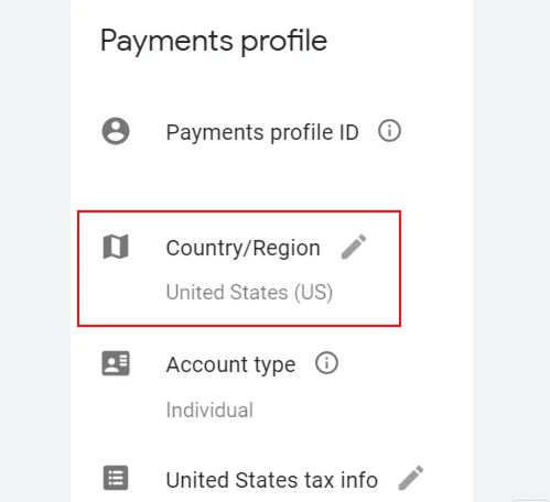 Изменения региона в Google Play Store