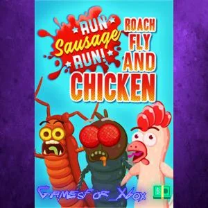 ️Run Sausage Run Roach, Fly and Chicken XBOX DLC