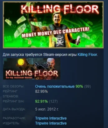 Killing Floor - Harold Lott Character Pack STEAM РОССИЯ