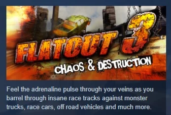 Flatout 3: Chaos and Destruction STEAM GIFT РОССИЯ