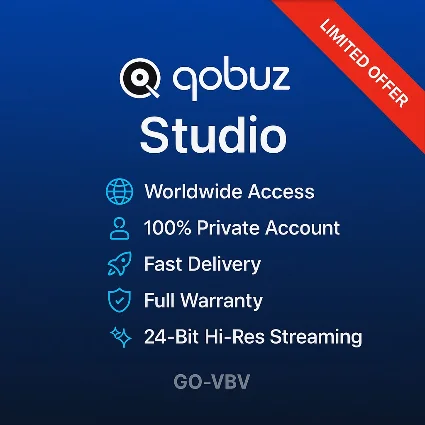 Qobuz Studio – Hi-Res FLAC | 2M | Глобальный доступ🇺🇸