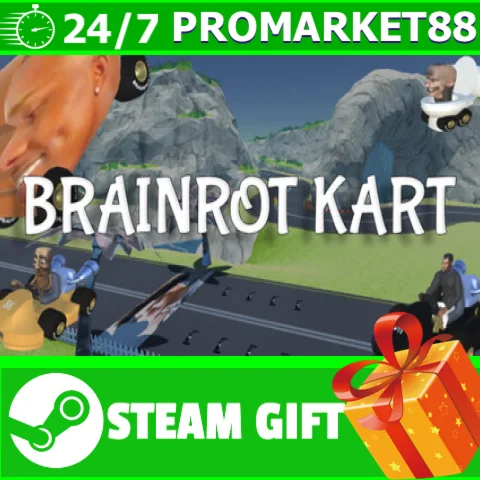 ️ВСЕ СТРАНЫ+РОССИЯ Brainrot Kart STEAM GIFT