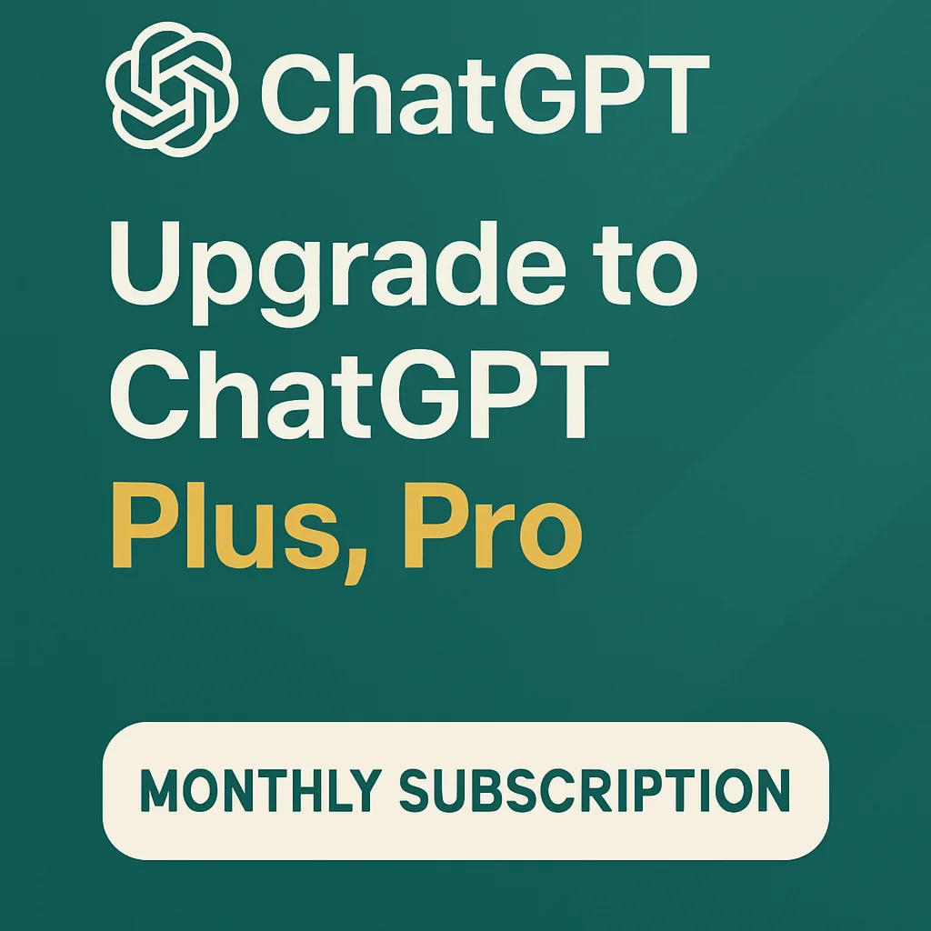 Chatgpt PLUS/PRO 4o OpenAI ЧАСТНЫЙ