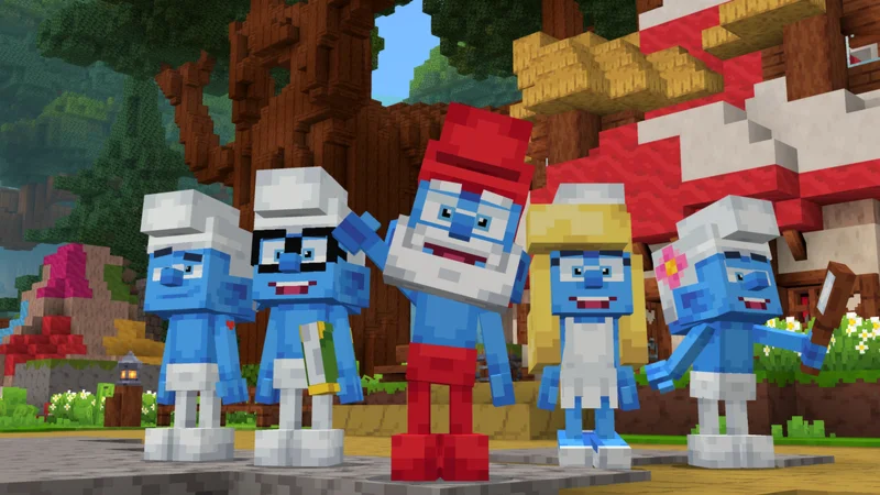 ✅ Minecraft: Smurfs XBOX ONE SERIES X|S KEY 🔑