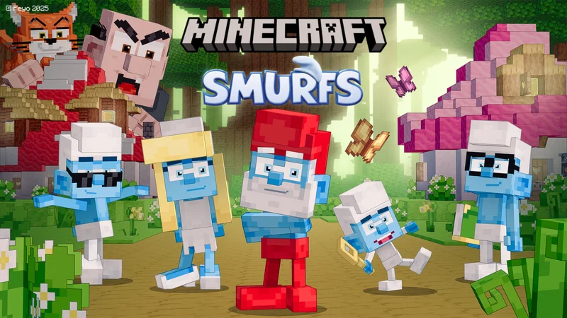 ✅ Minecraft: Smurfs XBOX ONE SERIES X|S KEY 🔑