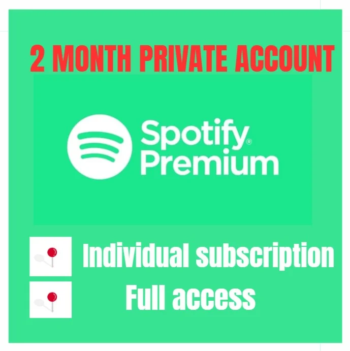 Spotify Персональный премиум-аккаунт на 2 месяц