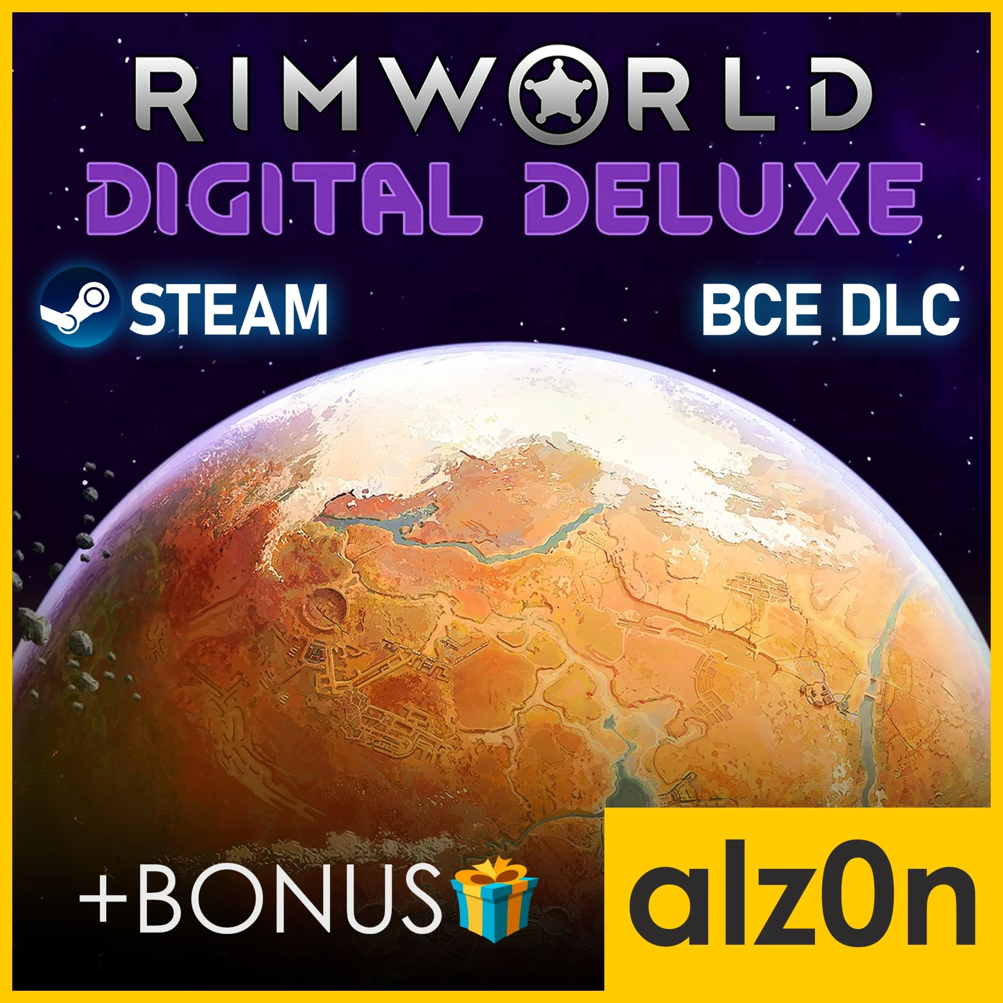 🟥RimWorld - Deluxe Pack・STEAM・ГАРАНТИЯ・
