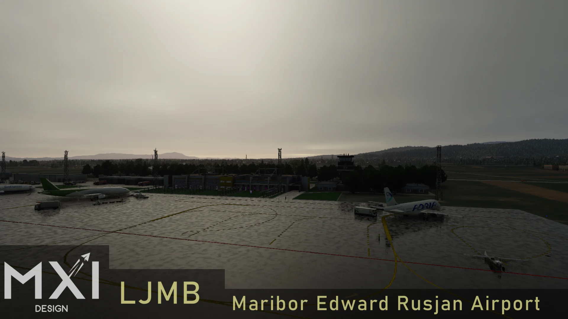  LJMB Maribor Edvard Rusjan Airport | MSFS