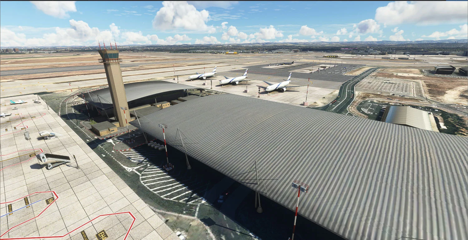  LLBG Ben Gurion Airport by Aerosoft | MSFS