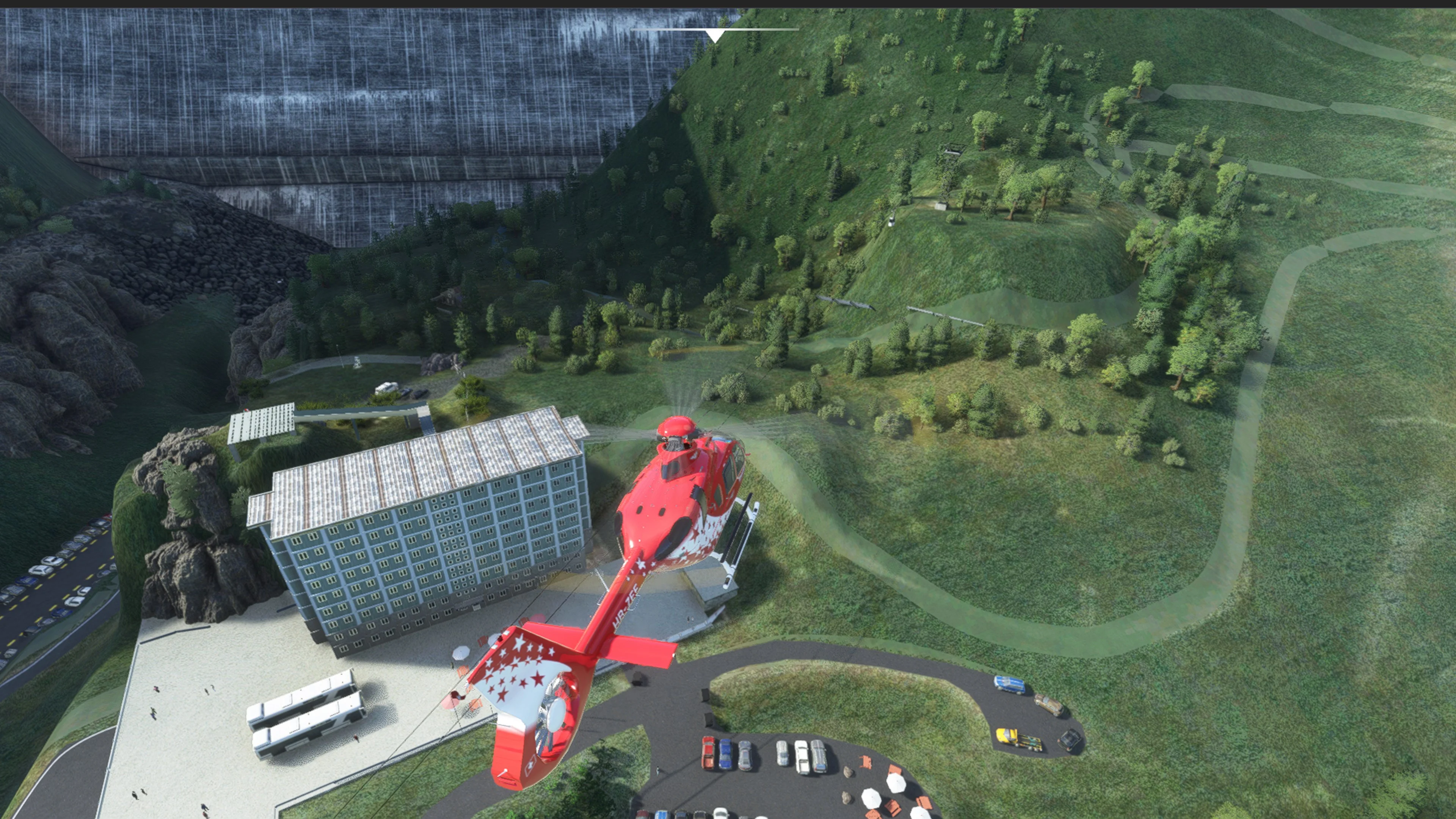  LSDX Grande Dixence Dam & Heliport | MSFS