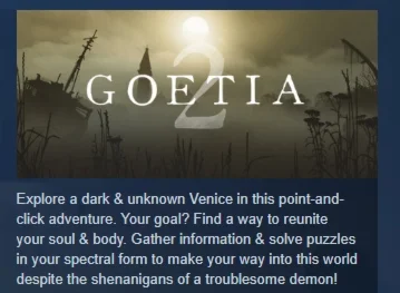 Goetia 2 АВТОДОСТАВКА STEAM РОССИЯ