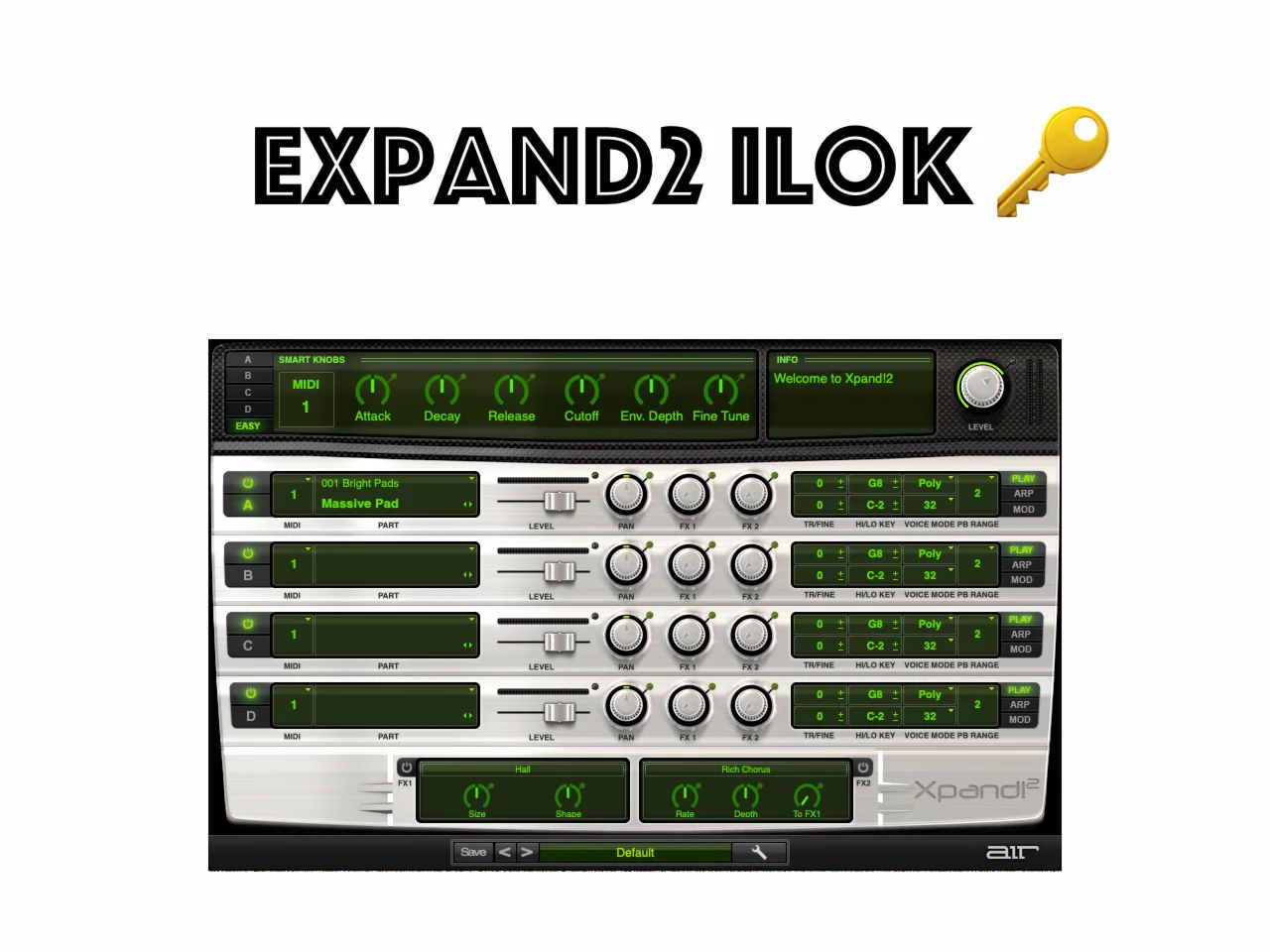 AIR Xpand!2 МОМЕНТАЛЬНАЯ ВЫДАЧА [Ключ для iLok]