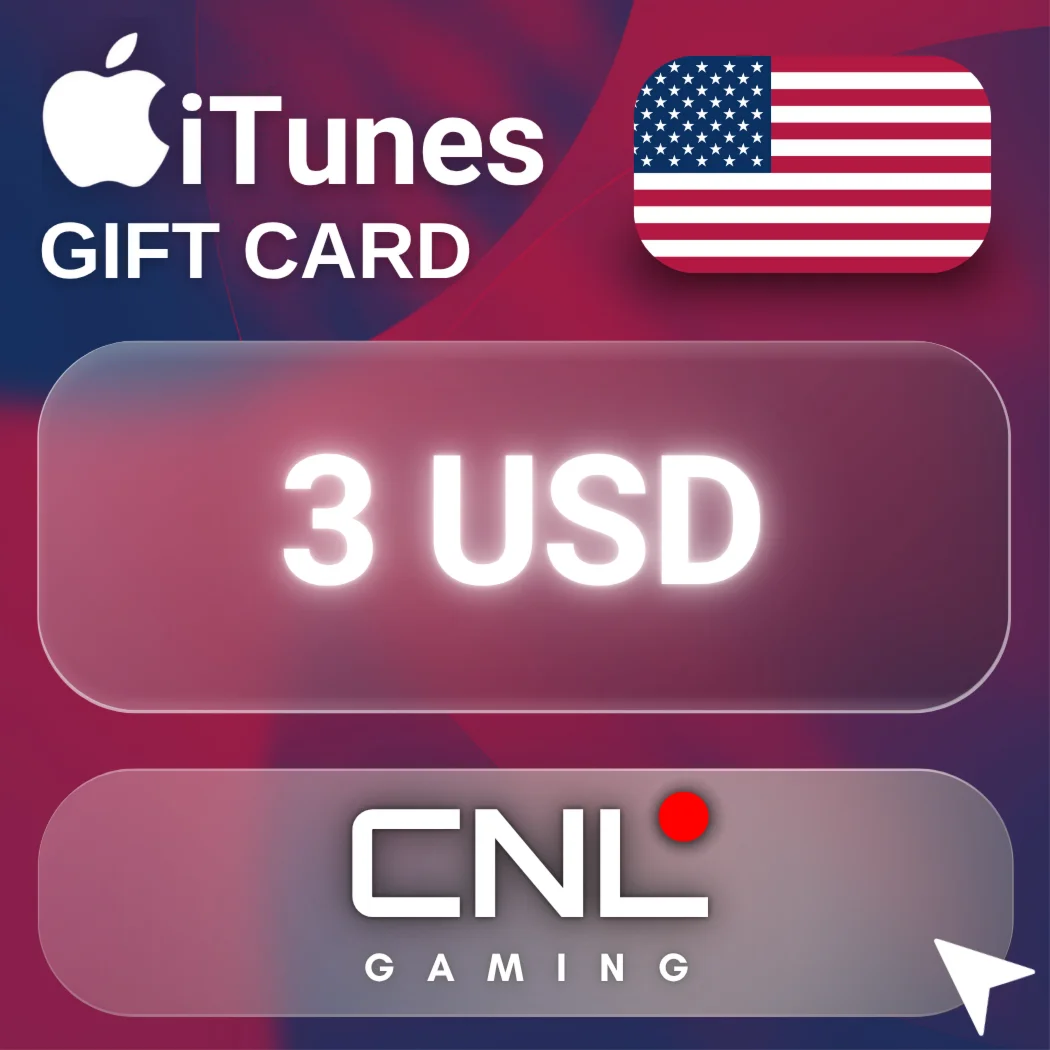 24/7 АВТО | Apple &amp; iTunes 3 USD (подарочная карта)