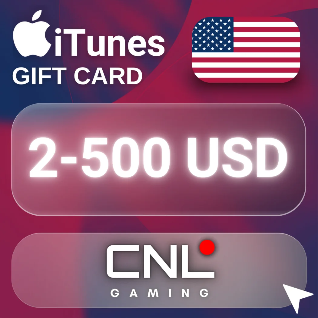 Apple и iTunes 2–500 долларов США (подарочная карта)