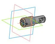 Чертеж и 3D модель детали "Винт" в программе компас 3D