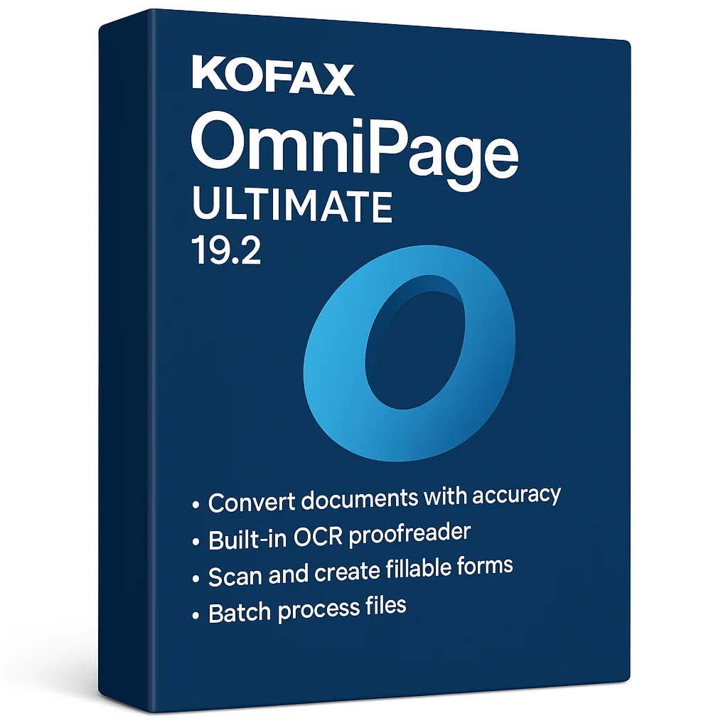 Kofax OmniPage Ultimate 19.2  Lifetime License