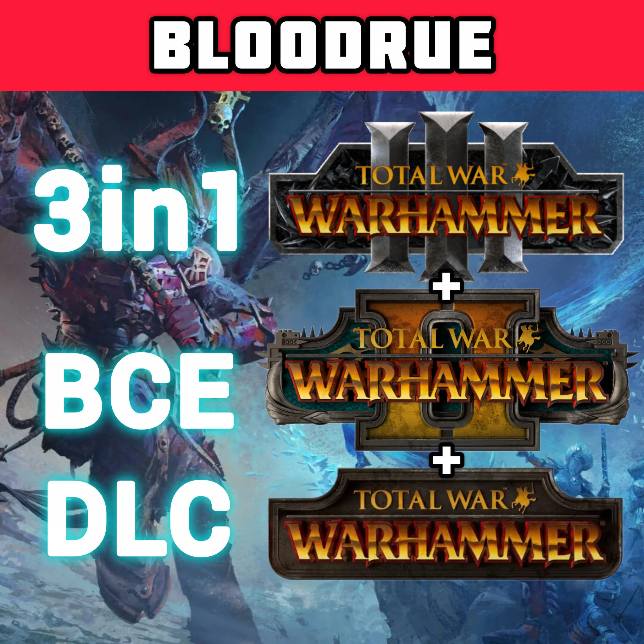 🔴TOTAL WAR WARHAMMER III+II+I+ВСЕ DLC+Omens of Destruc