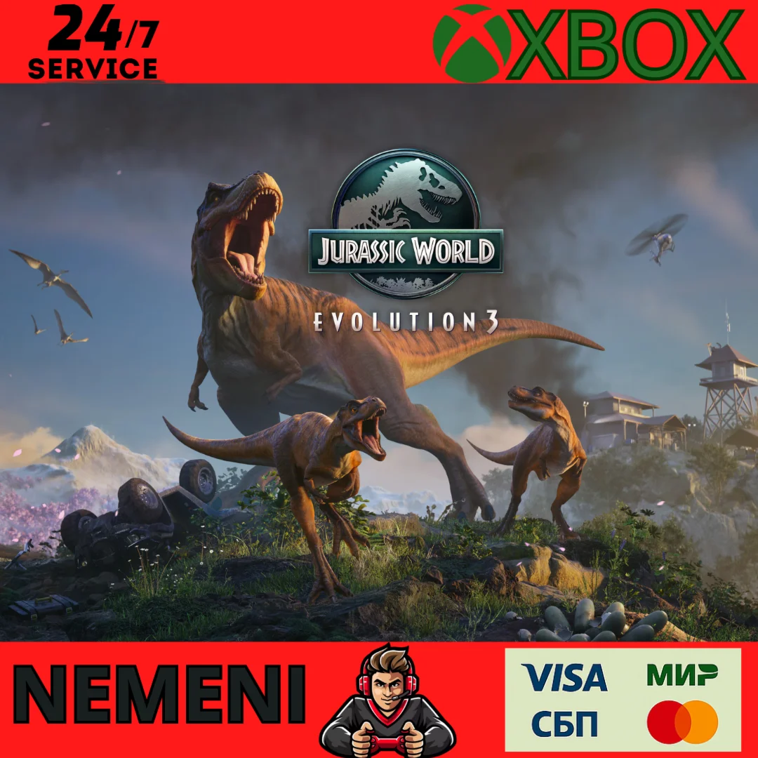 JURASSIC WORLD EVOLUTION 3: DELUXE XBOX +ПК КЛЮЧ