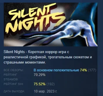 Silent Nights АВТОДОСТАВКА STEAM GIFT РОССИЯ