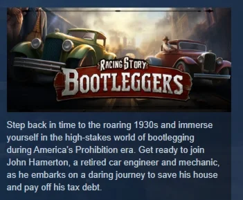 Bootlegger's Mafia Racing Story STEAM GIFT РОССИЯ