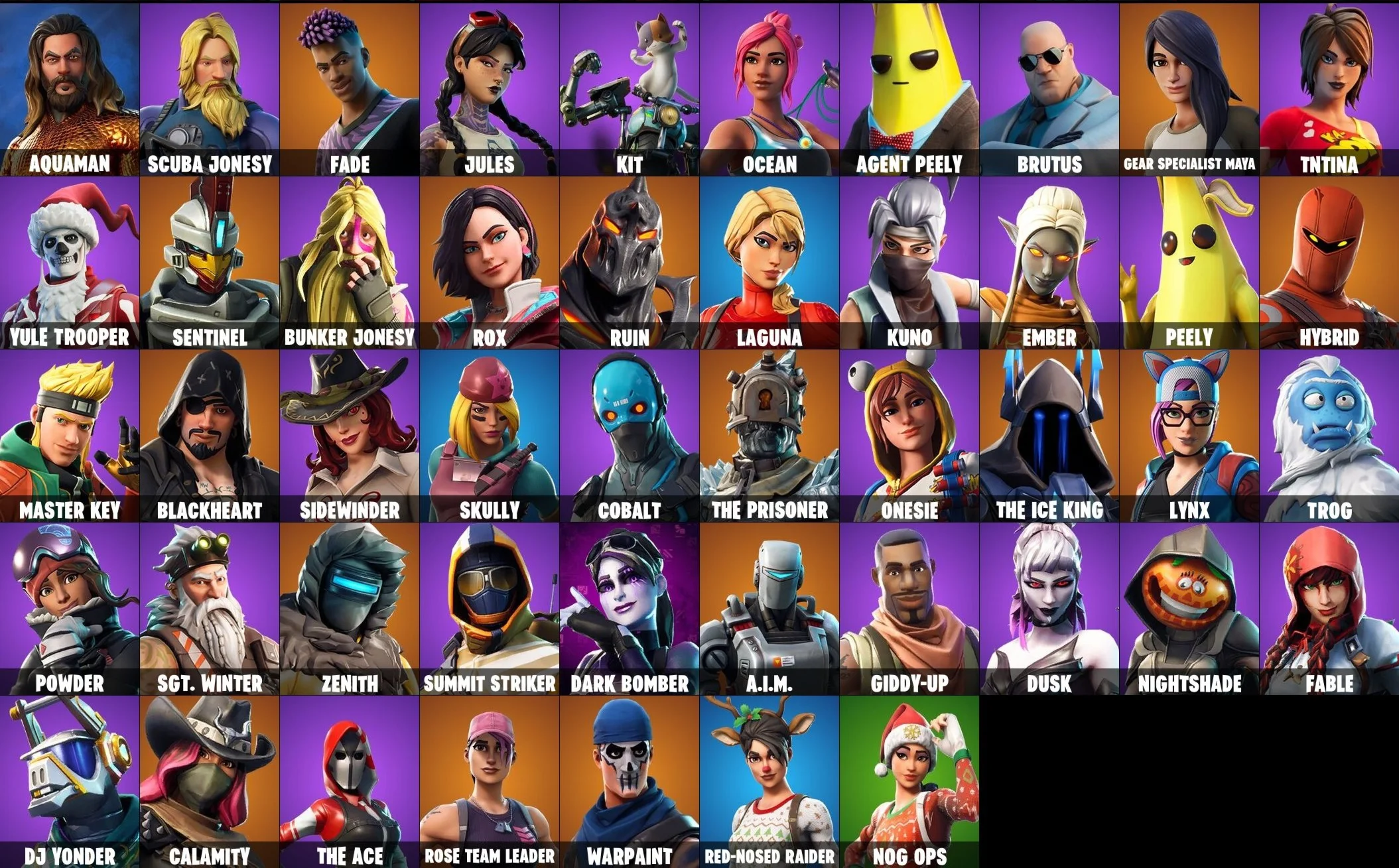 FORTNITE 🎮47+ ОБЛИЦОВ АКК |OG STW YULE TROOPER| +ПОЧТА
