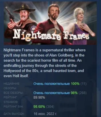Nightmare Frames АВТОДОСТАВКА STEAM РОССИЯ