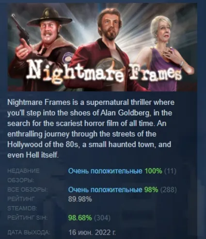 Nightmare Frames АВТОДОСТАВКА STEAM РОССИЯ