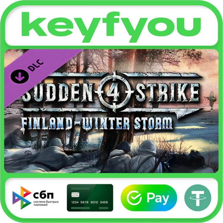 Sudden Strike 4 - Finland: Winter Storm / STEAM DLC КЛЮ