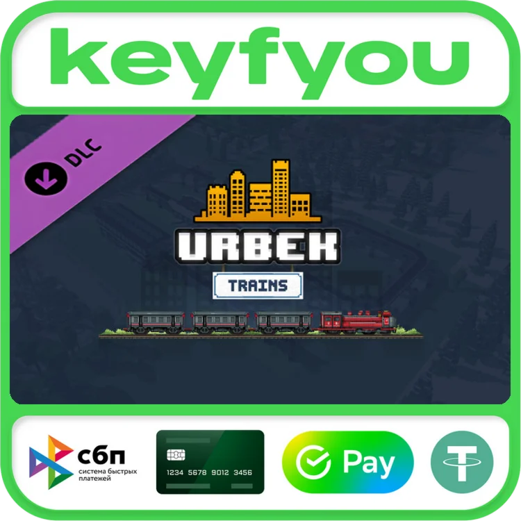 Urbek City Builder - Trains / STEAM DLC КЛЮЧ 
