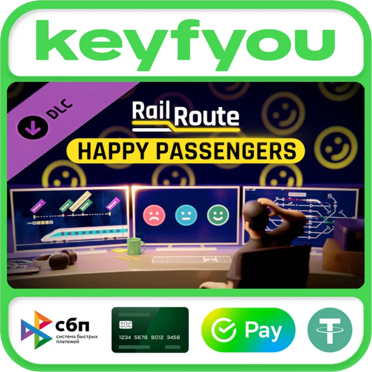 Rail Route - Happy Passengers / STEAM DLC КЛЮЧ 