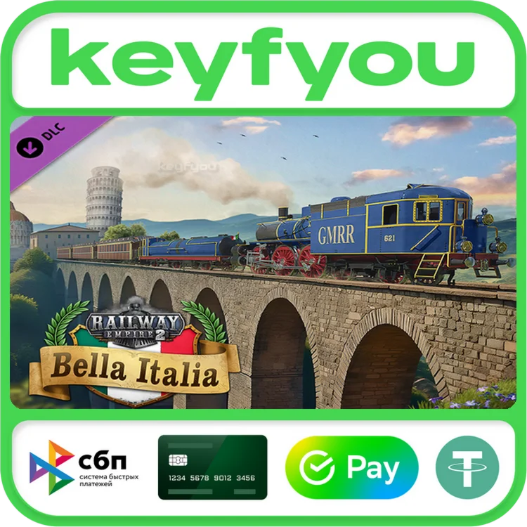 Railway Empire 2 Bella Italia STEAM DLC GLOBAL КЛЮЧ 