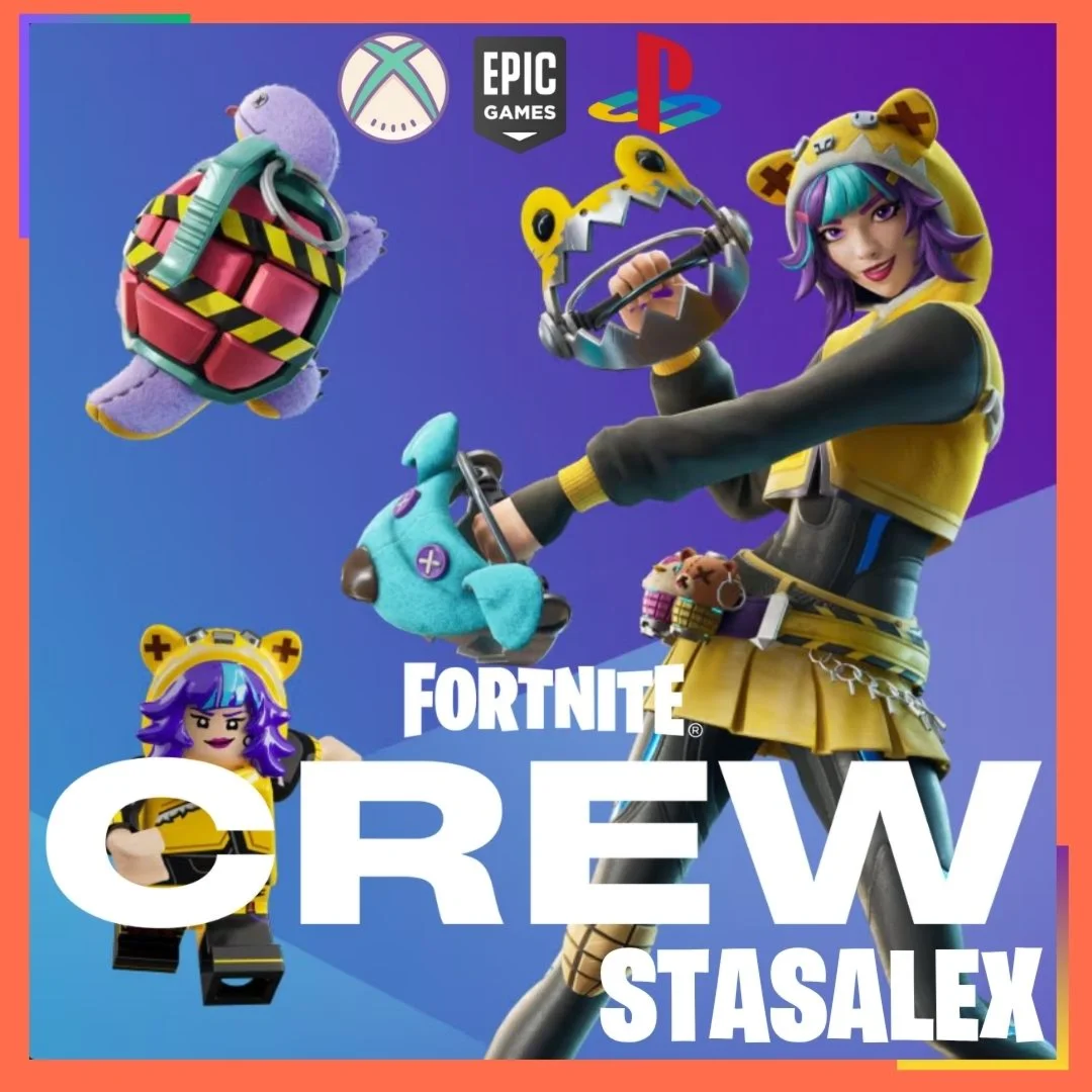 🚀FORTNITE CREW 1 МЕСЯЦ⭐БОЕВОЙ ПРОПУСК 1000 V-BUCKS🎁🚀