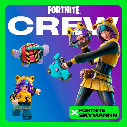 ⚡ FORTNITE Crew (Battle Pass + 1000 V-Bucks) - 1 месяц