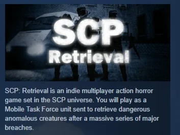 SCP: Retrieval АВТОДОСТАВКА STEAM РОССИЯ
