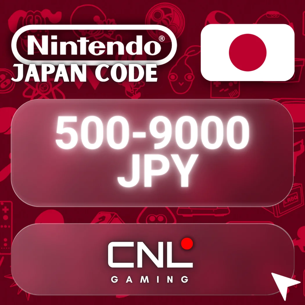 24/7 AUTO | Nintendo eShop 500-9000 JPY (Gift Card)