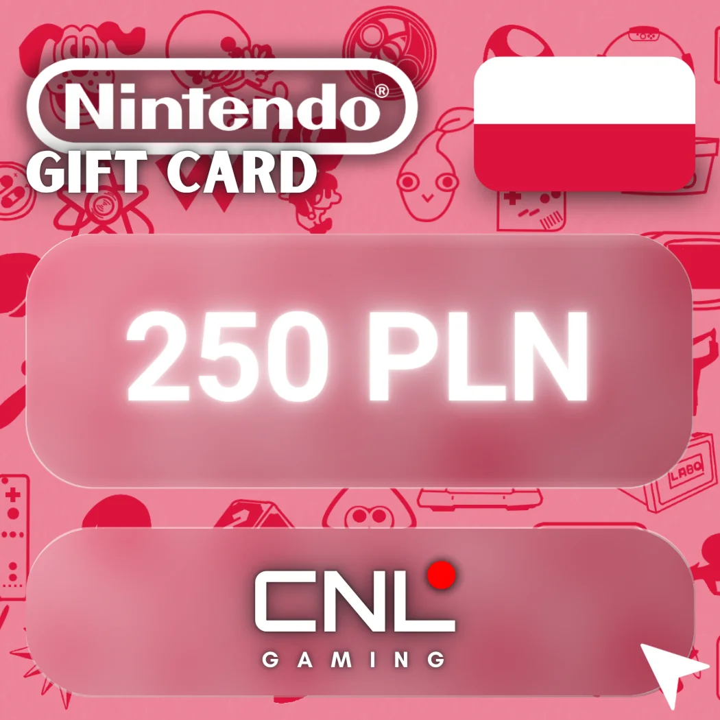 24/7 AUTO | Nintendo eShop 250 PLN (Gift Card)