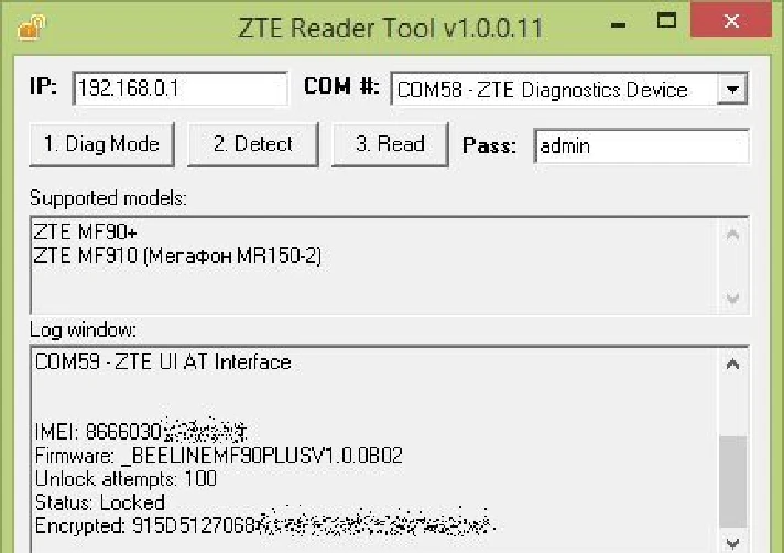 Megafon MR150-2 (ZTE MF910) Unlock Code.