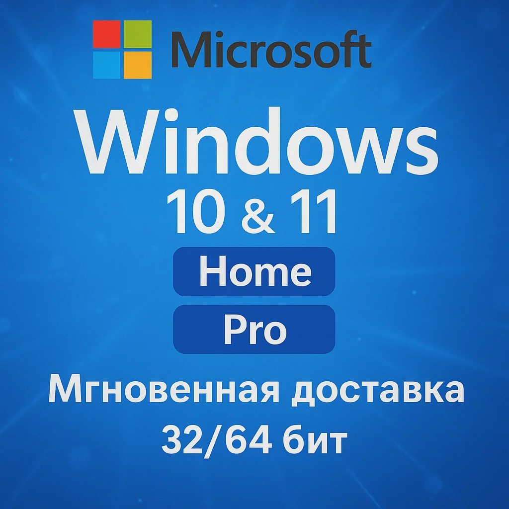 Windows 10 & 11 | Home & Pro | Ключ | Онлайн-активация