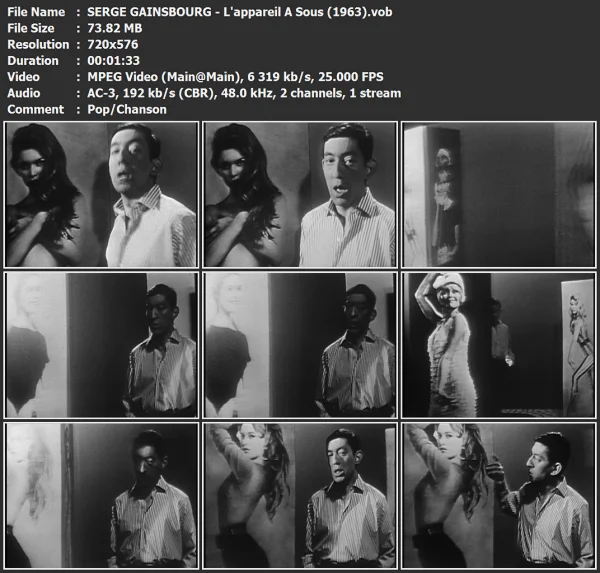 SERGE GAINSBOURG - L'appareil A Sous